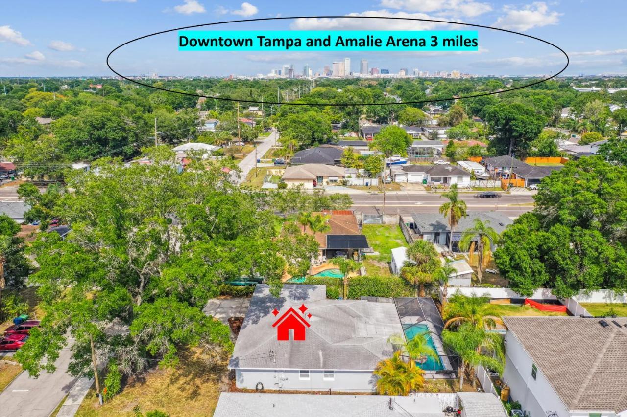 Heated Pool! Paradise In Midtown Tampa 3B2B Exteriör bild